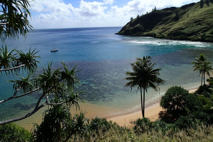 Mouillage d’Onemea sur la côte Ouest de Taravai (4)