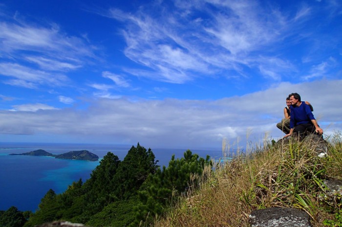 Mont Duff, au fond l’île d’Aukena