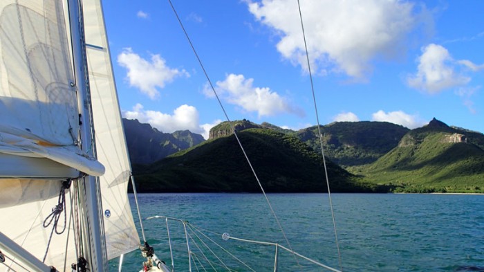 En approche de l’anse de Hakatea