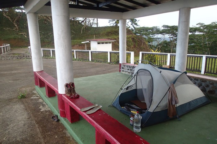 Camping du point de vue