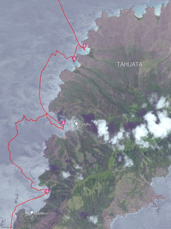 Une trace GPS alambiquée