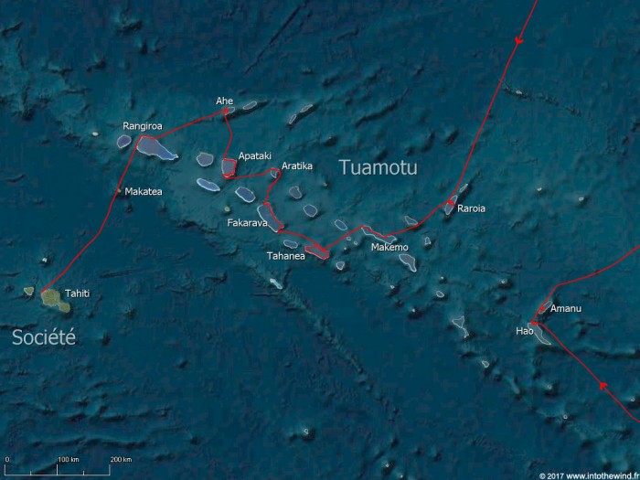 Tuamotu-route