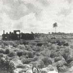 Train de minerai dans son paysage de désolation