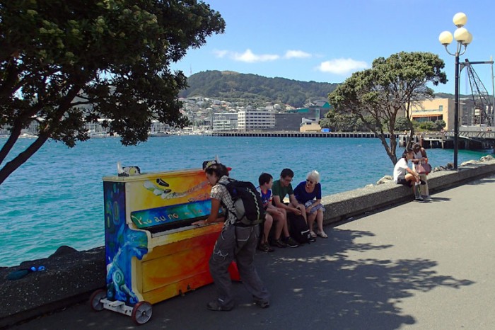 Le piano public du bord de mer