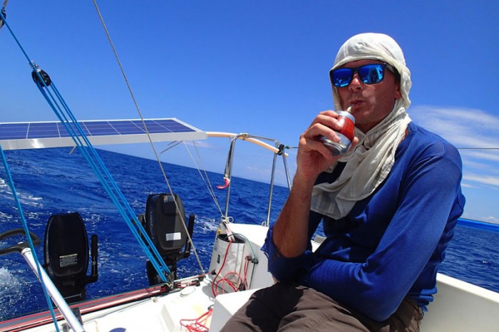 Pause maté en route vers l’île des Pins