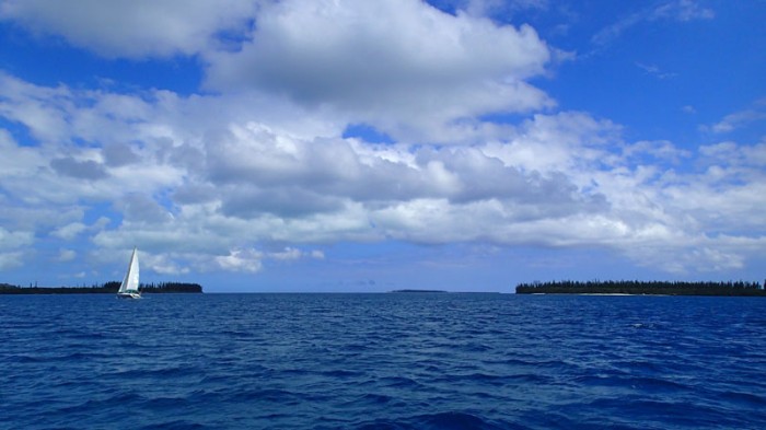 En approche de la baie de Kuto