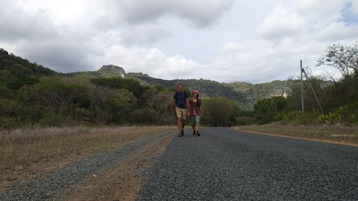 De retour des grottes de Koumac