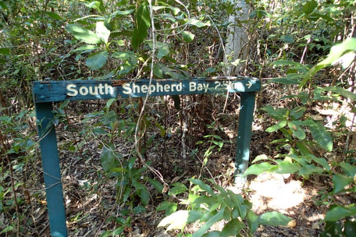 Le sentier à l’abandon