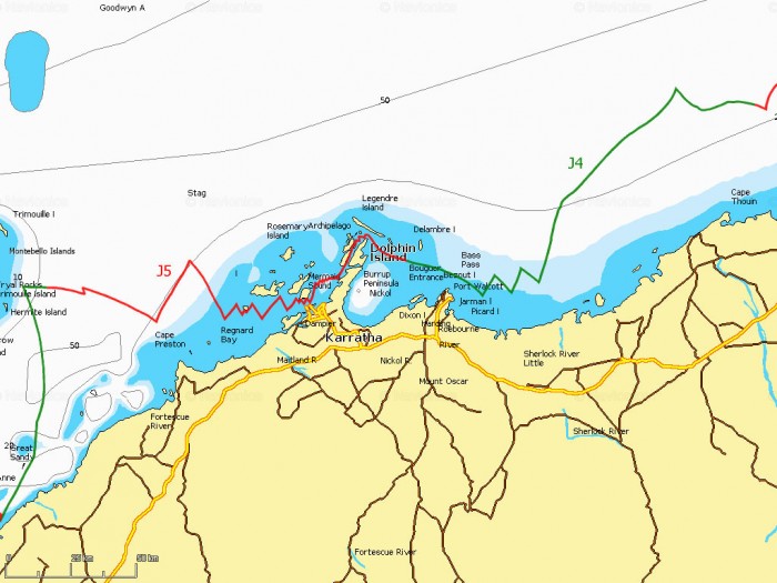 J4-5 Dampier via Flying Foam Passage