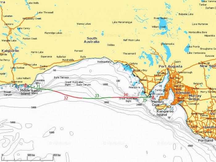 J1-5 Traversée de la Great Australian Bight, Middle Island – Memory Cove