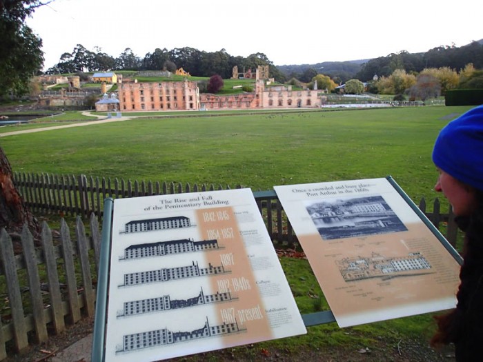 Les ruines restaurées du pénitencier de Port Arthur (1842-1877)