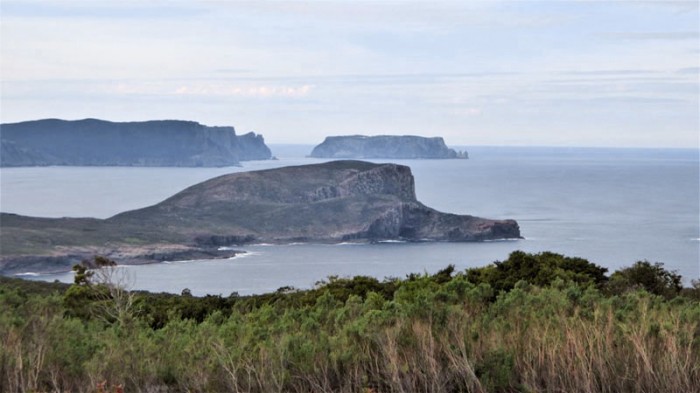 Mt Brown (West Arthur Head), cap Pillar et Tasman Island