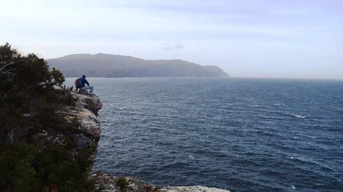 La mer de Tasman non loin de Pirates Bay (Tasman Peninsula)