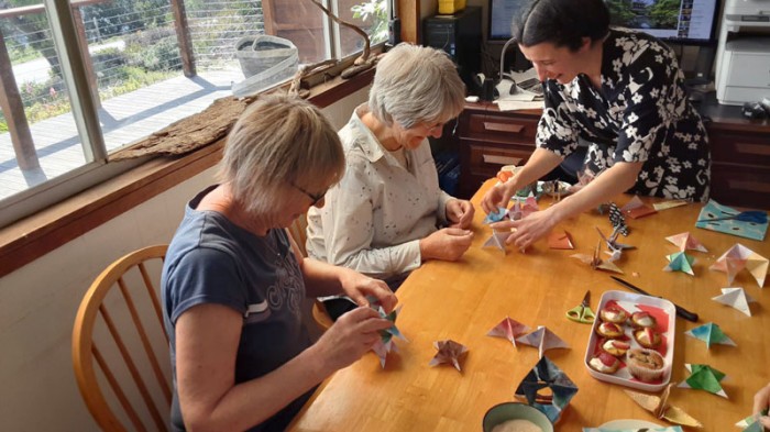 Carol, Gina et Carina en kimono, le Japon à l’honneur