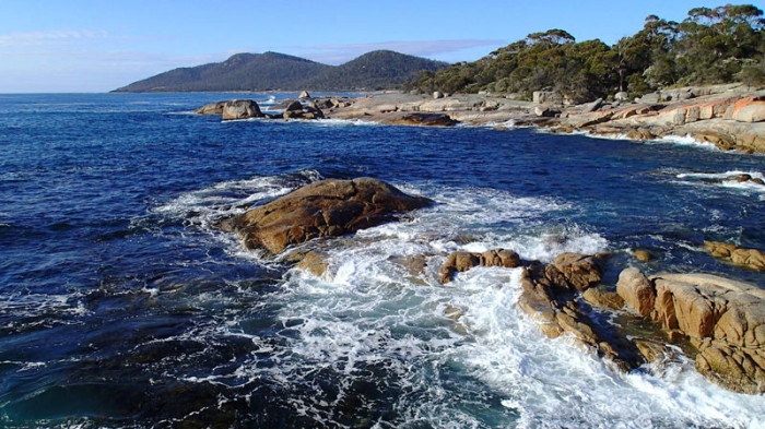 La côte Est de Tasmanie (Bicheno)