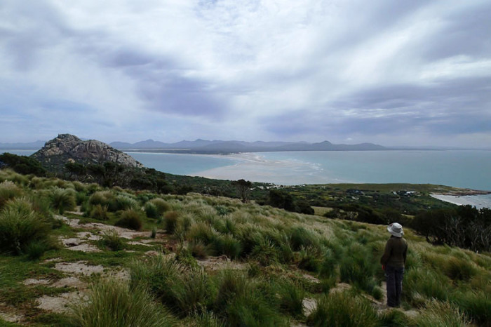 L’isthme qui découvre à BM entre Babel Island et Sellars Point