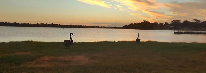 Coucher de soleil sur les Gippsland Lakes