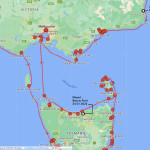 Bass Strait en 59 jours, 930 milles et 27 stops