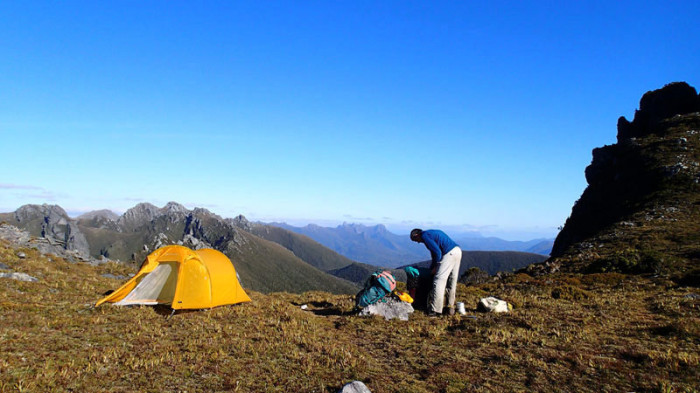 Bivouac de High Moor (945m) – 11H de marche pour faire 11Km de crêtes !