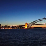 L’opéra et le pont de Sydney by night !