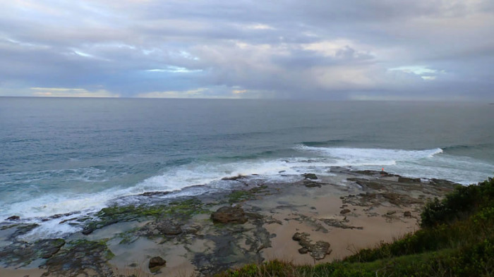 La mer de Tasman vue d’Iluka Bluff