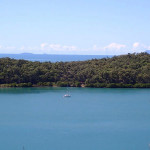 Port Newry, L’Envol au mouillage d’Outer Newry Island